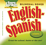 Bilingual Songs English-Spanish Volume 2 Lyrics Booklet