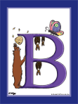 The Letter "B" Color Illustration