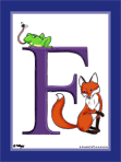 The Letter "F" Color Illustration