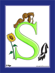 The Letter "S" Color Illustration
