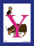 The Letter "Y" Color Illustration