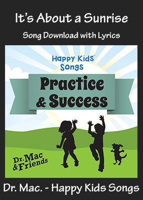 It's About a Sunrise Song Download with Printables