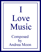 I Love Music: Sheet Music and Printed Lyrics