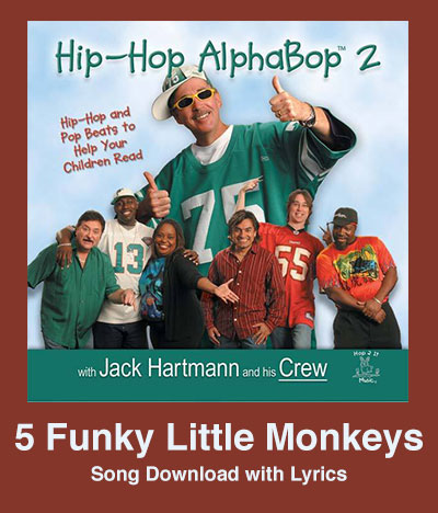 5 Funky Little Monkeys Song Download with Lyrics
