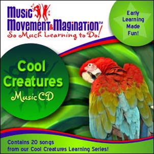 Cool Creatures:  Educational Music CD or Download