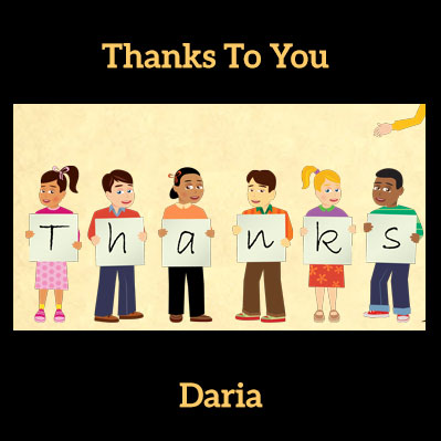 Thanks to You