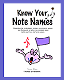 Know Your Note Names: Downloadable Book