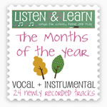 The Months of the Year Downloadable Album with Printables