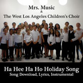 Ha Hee Ha Ho Holiday Song Downloadable Tracks with Lyrics