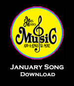 January Song Download Tracks with Printables