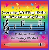 Learning Writing Skills and Grammar by Song Album and Workbook