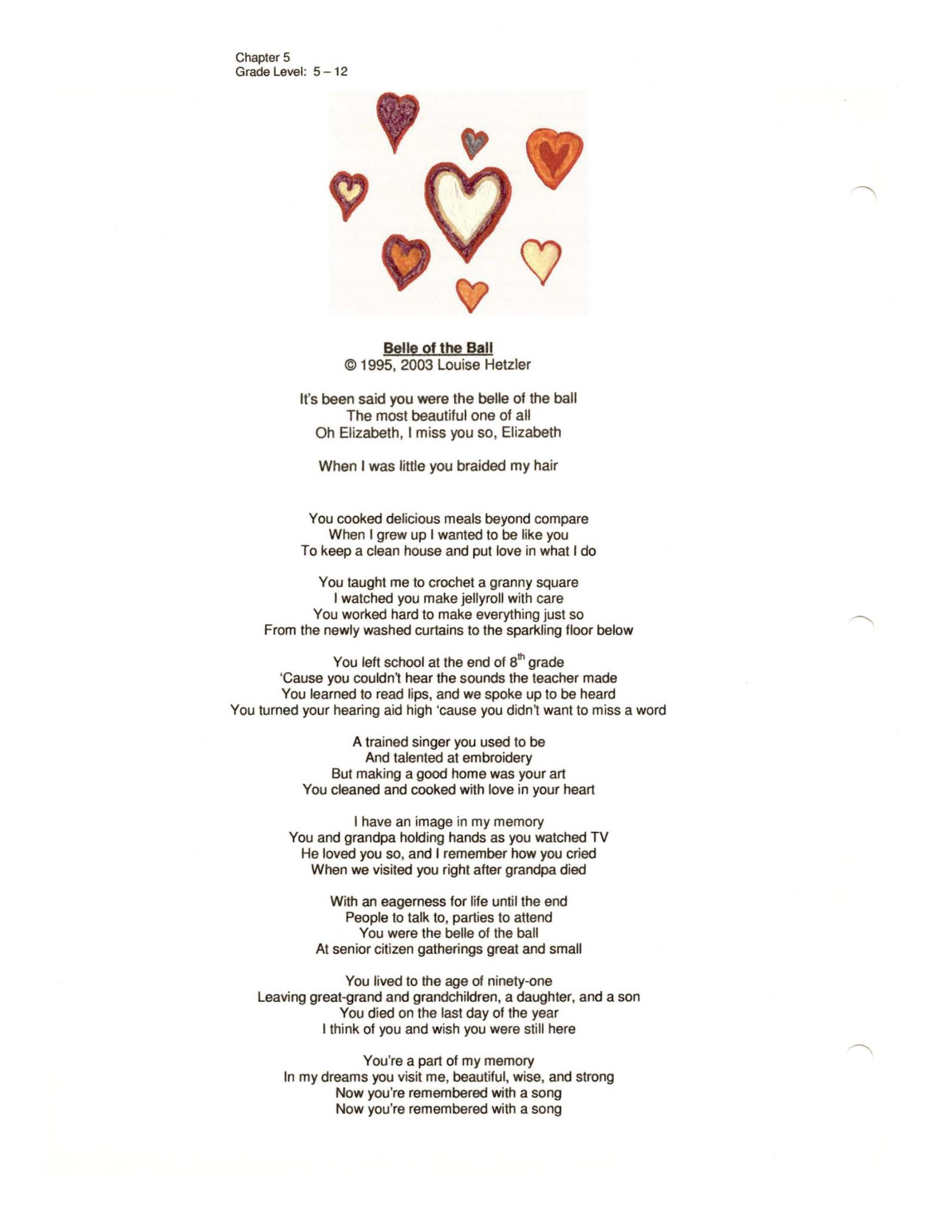 Belle of the Ball lyrics