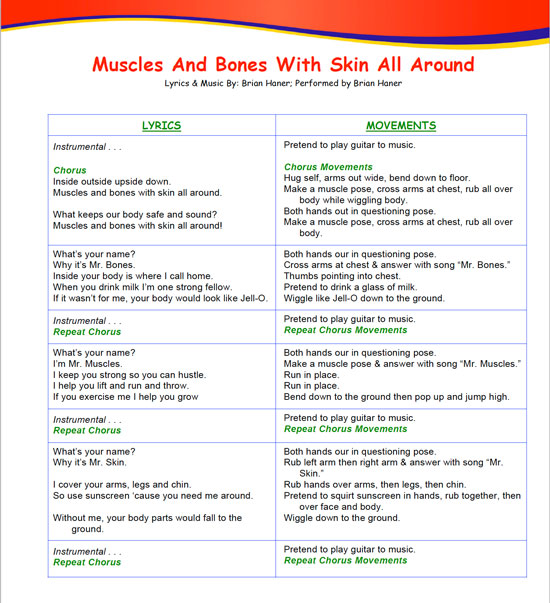 Muscles And Bones With Skin All Around