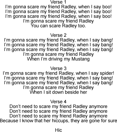 Boo! Radley
