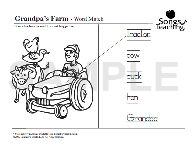 Word-Picture Match Sample
